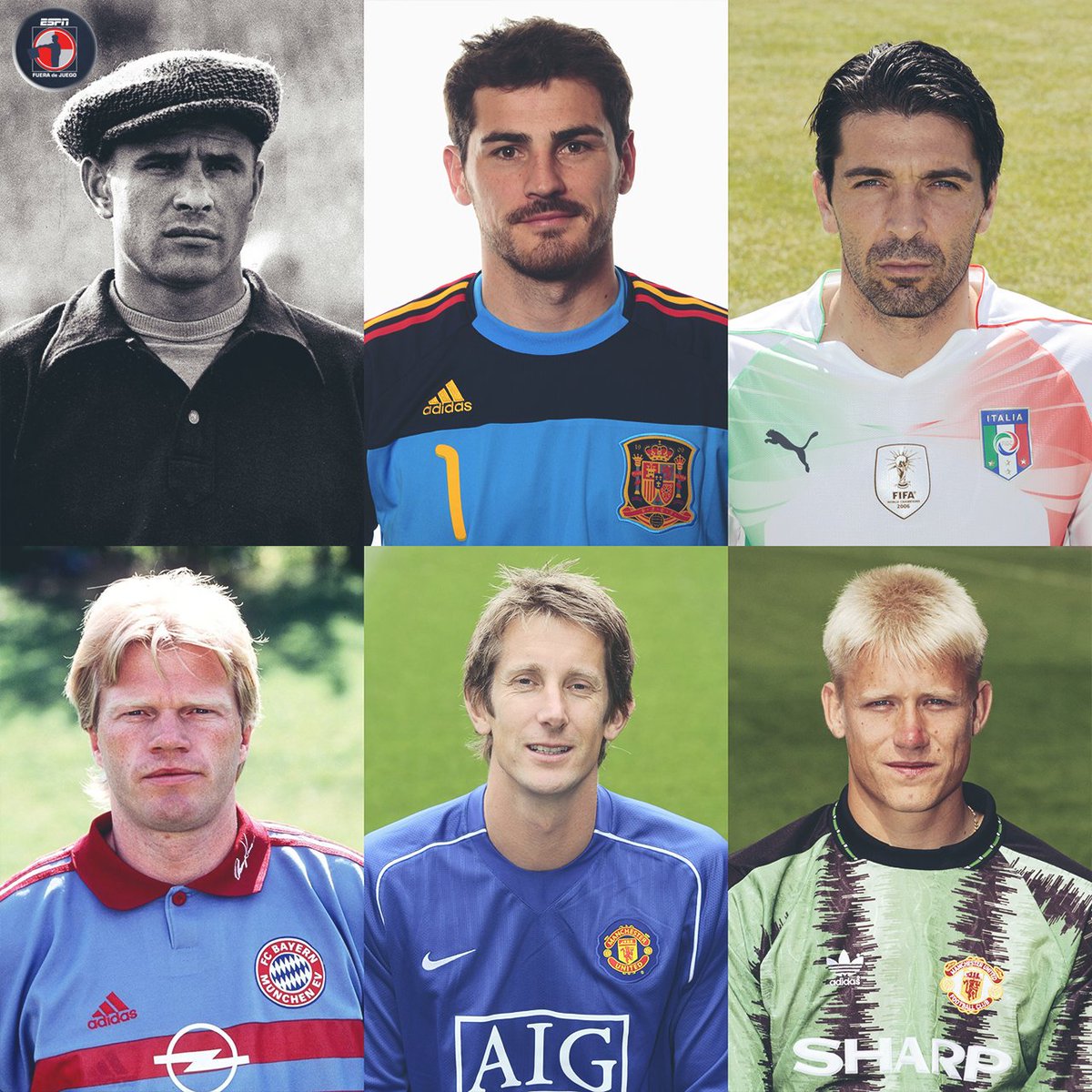 ESPN_FDJ's tweet photo. Aprovechando el cumpleaños 90 de Lev Yashin....

¿Cuál sería su Top 3 de los mejores porteros de todos los tiempos? 👀

Participen con @Palomo_ESPN, @Rortiz_ESPN, @aagulla_espn, y @puig_ricardo https://t.co/TH2szjxgtz