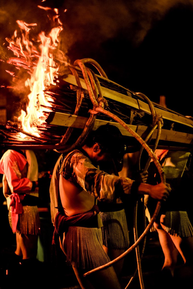 オオギシトモヒロ 鞍馬の火祭りを見てきた 炎かっこいい