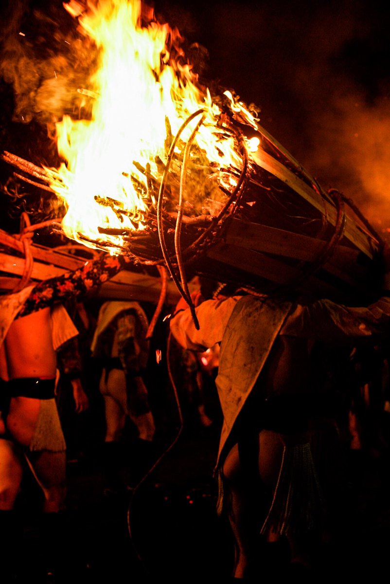 オオギシトモヒロ 鞍馬の火祭りを見てきた 炎かっこいい