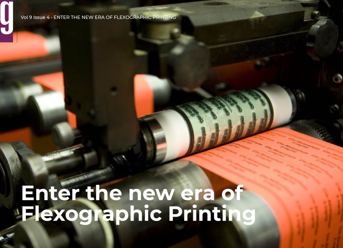 TweetSentient's tweet image. Flexographic printing experienced a lull in development for many years until the introduction of solutions such as Kodak's Flexcel high-definition plate imaging technology. Patrick Henry details how the new era of flexography came about. 

thegapp.co.za/flippingbook/S…