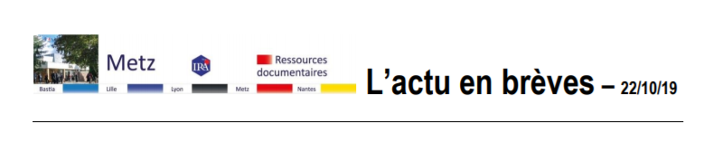 IRAdeMetz's tweet photo. L’Actu en brèves du 22/10 vous attend ! Retrouvez les dernières infos utiles sur la #fonctionpublique, le management, la réforme de l’État, les #politiquespubliques et le numérique !
👉https://t.co/r7fOJhtdoY
@dgafp #iradocumentation https://t.co/yqlbWiCa0A