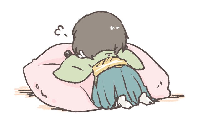 「うつぶせ 枕」のTwitter画像/イラスト(古い順)