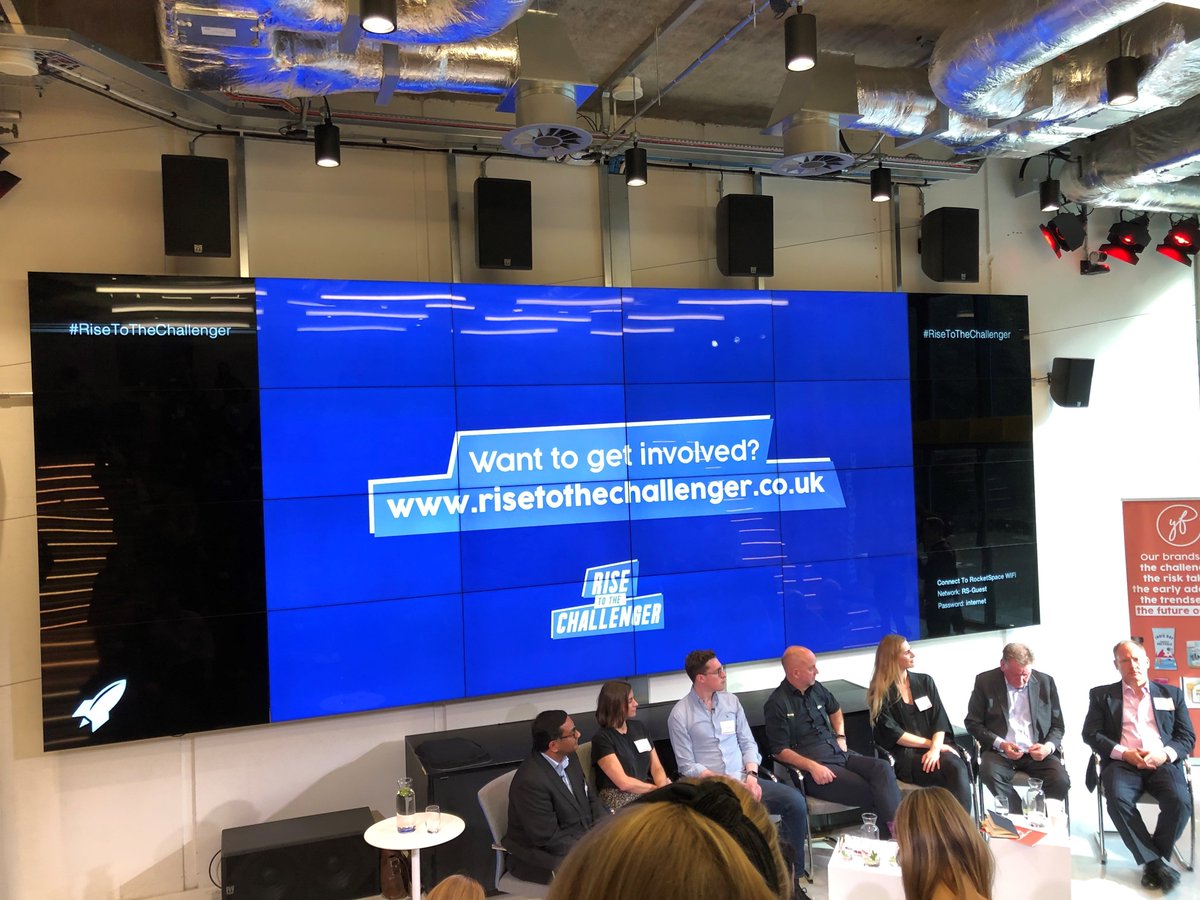 Great to attend <a href="/youngfoodies/">Young Foodies</a> #RiseToTheChallenger debate today. Lots of interesting discussion topics on how to change the game for game-changer brands.