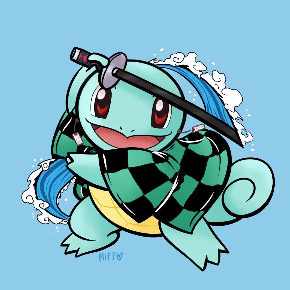 この作品を見てみたい？鬼滅の刃×ポケモンのコラボ！