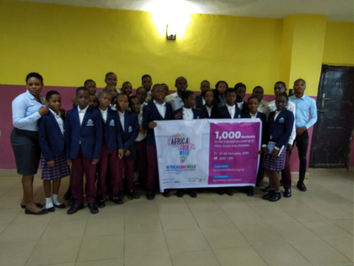 DavisIyke's tweet image. Day 2 At Academic Planet Secondary School, Aba
Ongoing African Code Week
By @teenhackng
Supported by @Google
@rad5techhub
#AfricanCodeWeek
#ACW19
#RAD5Tech
#Teenhack
Photo credits: @DavisIyke - Official Volunteer Photographer for TeenHack ACW19