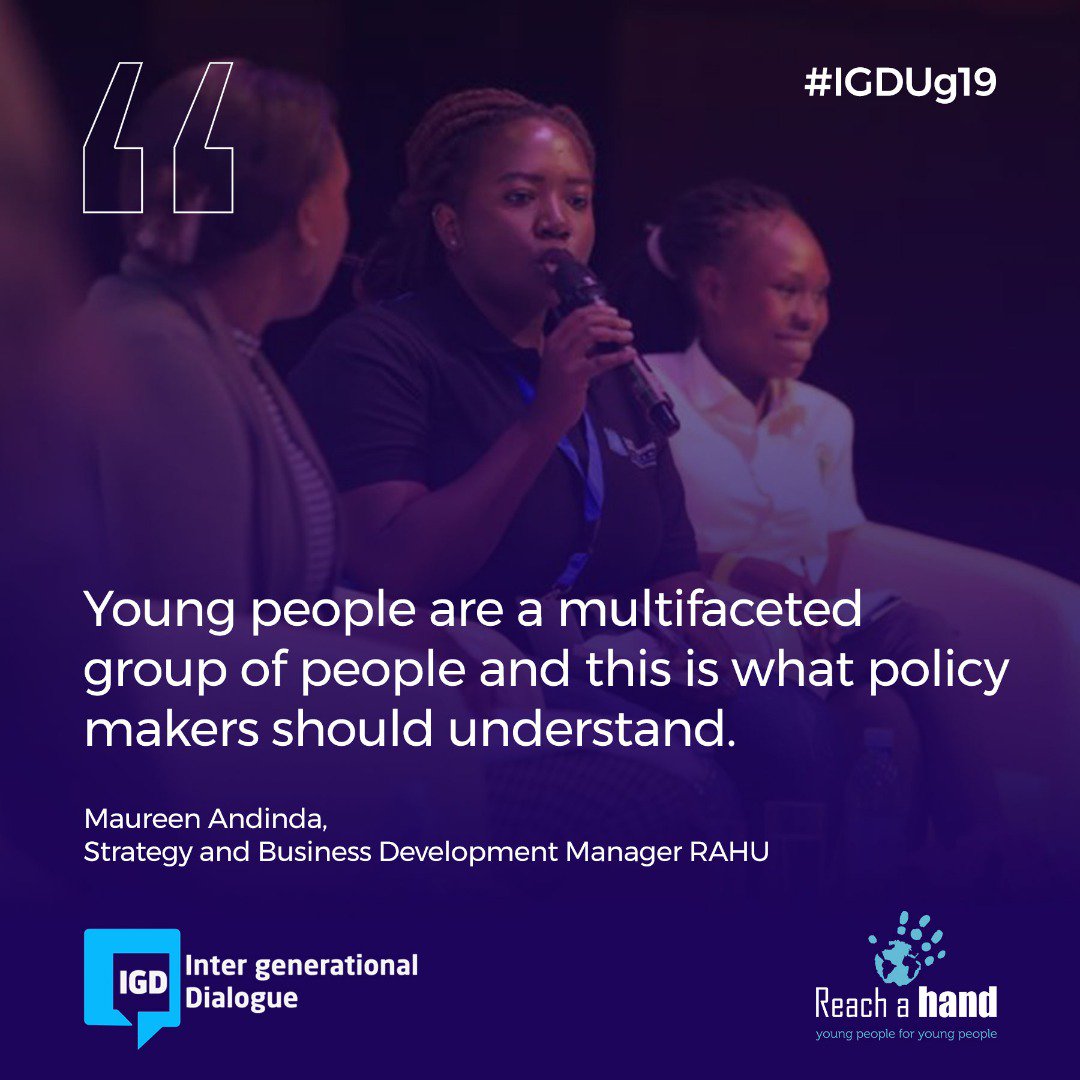 Spot on <a href="/M_Andinda/">Andinda</a>! When we understand that we have different kinds of young people, that's when we need to put a strong focus on policies that provide an in depth solutions to these challenges. #IGDUg19