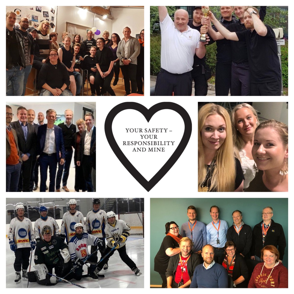 Keskeinen osa työturvallisuutta ja työhyvinvointia on toisista ihmisistä välittäminen ja yhteisestä työympäristöstä huolehtiminen. Milloin sinä viimeksi muistit kiittää tai huomioida työkaveria? 
#työturvallisuus #EUhealthyworkplaces #coorsuomi #passionforpeople