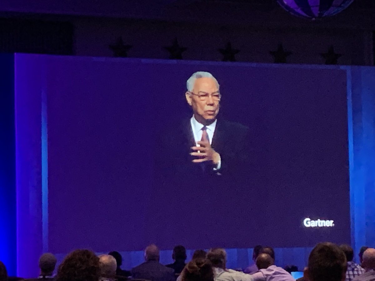 Listening to the great leader General Colin Powell speak...   “catching up doesn’t work - you need a plan to take the lead; you need a plan to inspire your team”