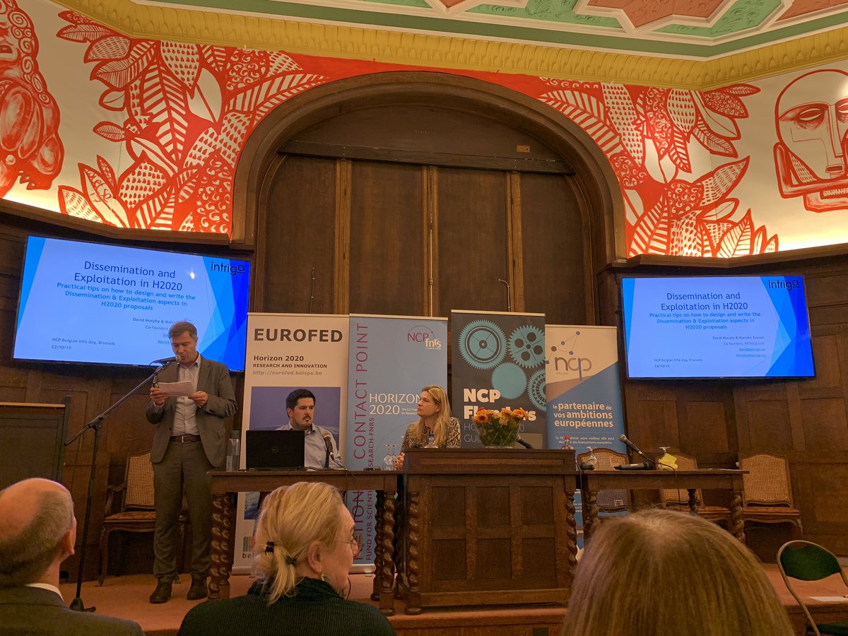 PR_Diana_'s tweet photo. Practical tips for #dissemination and #exploitation actions of @EU_H2020 projects organised by @NCP_frsFNRS #NationalContactPoint https://t.co/9Ye8IJqQGq