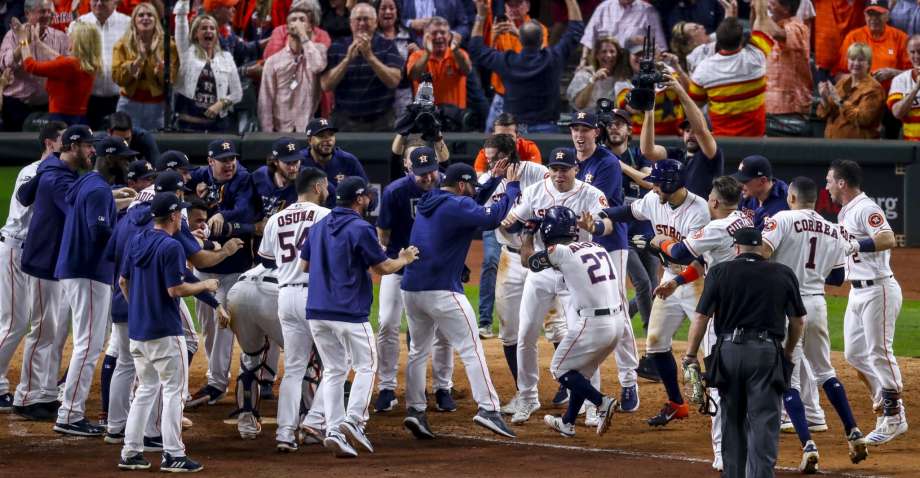 Imagine the likelihood of a group of people from such diverse backgrounds, coming together to achieve greatness. That is the story of the <a href="/astros/">Houston Astros</a>, that's the story of <a href="/MLB/">MLB</a>  and, ultimately, that's the story of #America!
#TakeItBack #WorldSeries