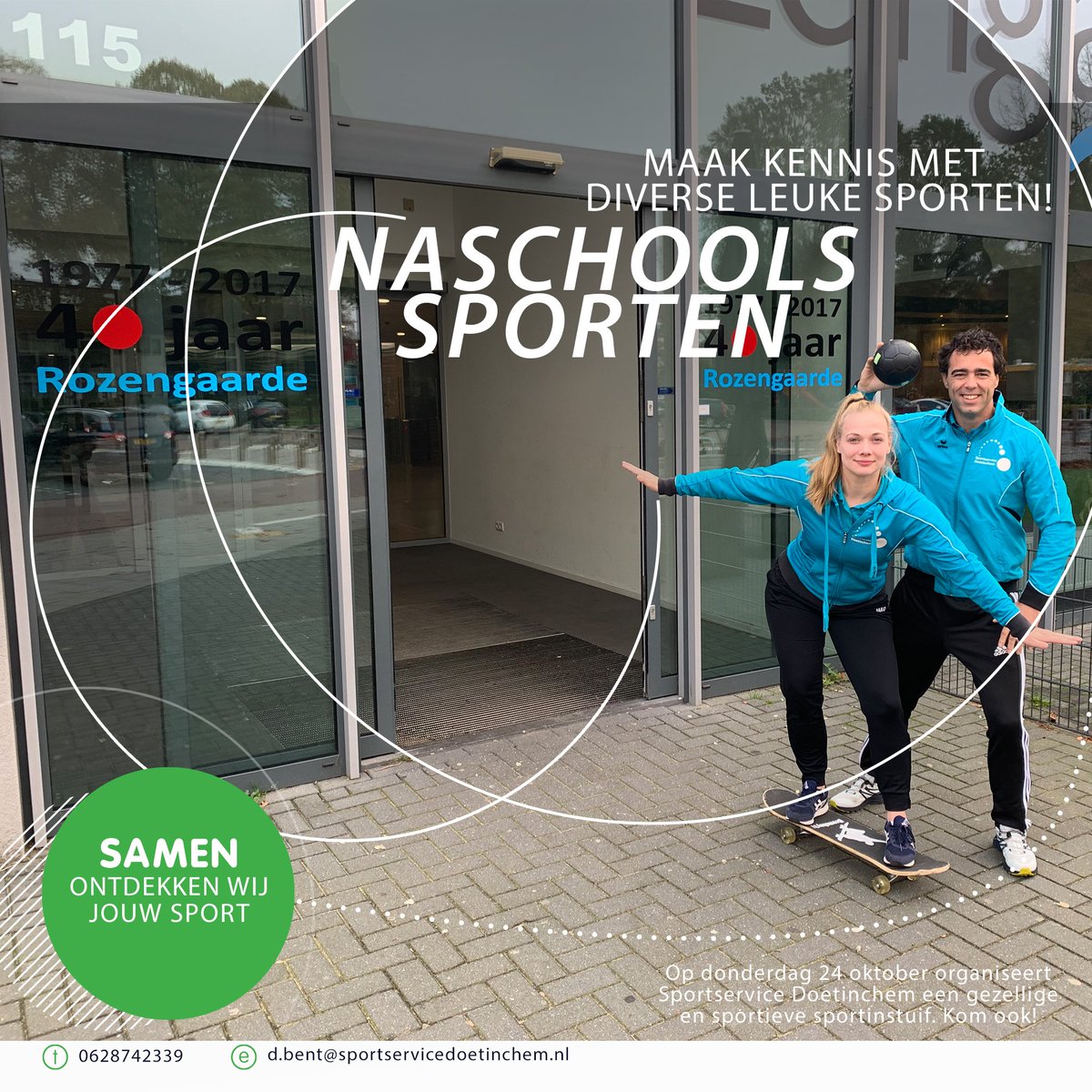 SportDtchem's tweet photo. 🙋Sportservice Doetinchem. Wie zijn we? Wat doen we?
📃 Thema: Naschools sporten (3/11)👇

Buurtsportcoaches van Sportservice Doetinchem organiseren wekelijks wijkgebonden sportieve activiteiten, ook in de vakanties. 

Klik voor meer informatie hieronder👇
https://t.co/YbYnNnlpn4 https://t.co/4uiXq1AUKb