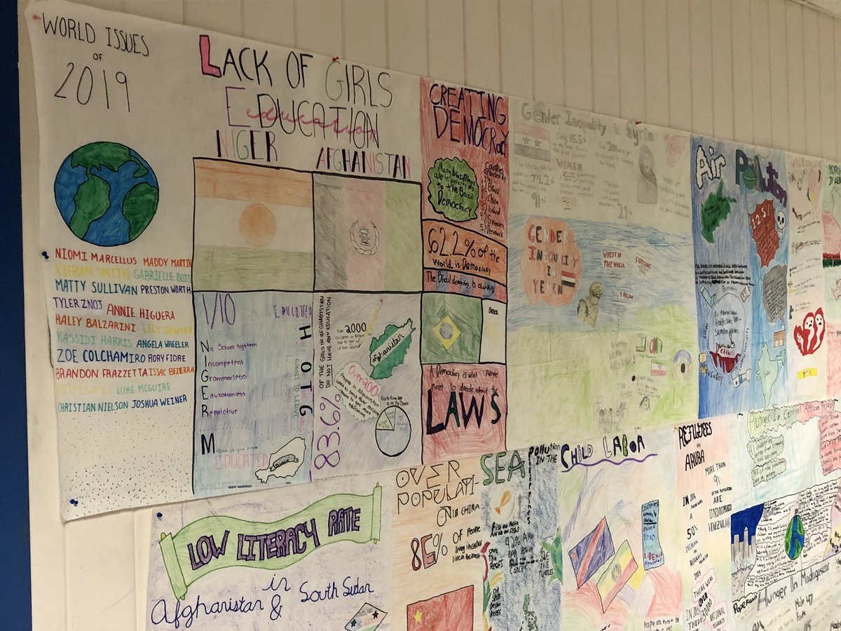 QMS_CurrEvents's tweet photo. Officially finished! We could not be more proud of our gold teamers. Great research, great teamwork and great end products! #qmsrocks #worldissues #currentevents https://t.co/iHvSBZc3iE