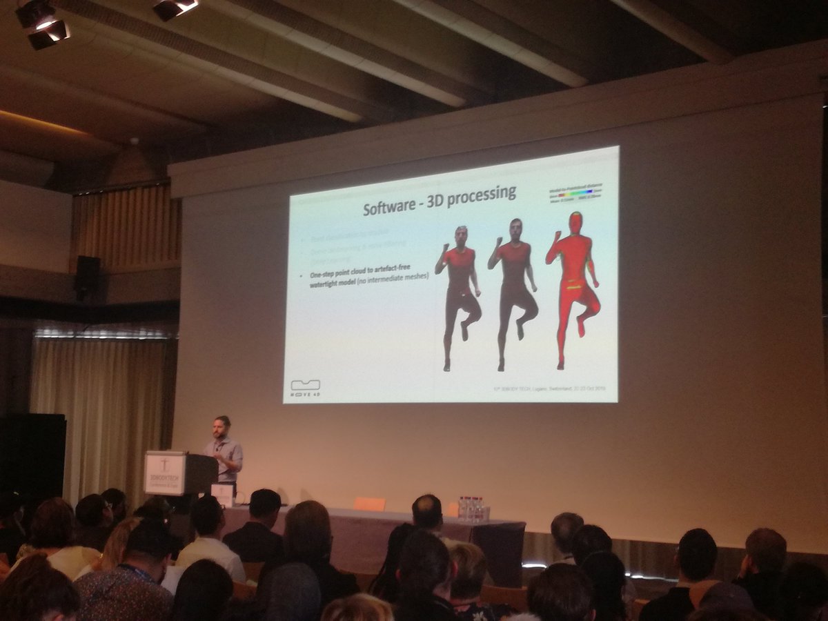 ibv_org's tweet photo. #3DBodyTech19 We continue presenting #MOVE4D at @3dbodytech Conference.
In this case, our Project Manager & Researcher Alfredo Ballester has been talking about details of our #4D body scanner at technical session2⃣ 3D & 4D #BodyScanning
#3Dbodytech #3D #3Dprocessing https://t.co/naUJ59W6De