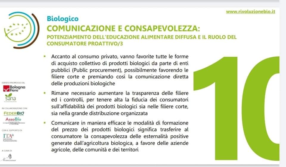Simona_Riccio's tweet photo. [ #Inumeridelbio -  slide 9/13]

👉 Maria Grazia Mammuccini, Presidente di Federbio dice:

👉 "Occorre sicuramente lavorare per una buona comunicazione e informazione sul bio anche da parte del pubblico. L’Italia 🇮🇹da questo p. di vista è in ritardo".

https://t.co/CQmbXhtPkf https://t.co/8AaQe7cMxV