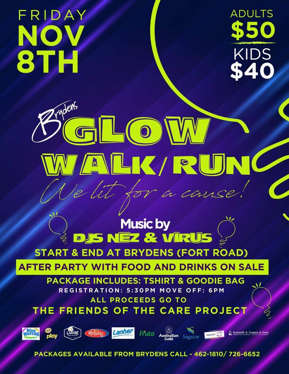 CautionExp's tweet photo. #ProjectSync Is Joining @brydens_antigua To Be Lit For A Cause | Pick Up Your Package Today From Brydens HQ On Fort Road | All Funds Go To The Care Project Which Is Home To 25 Differently Abled Children | #TheCharityForAll https://t.co/LKWWVXY9GI