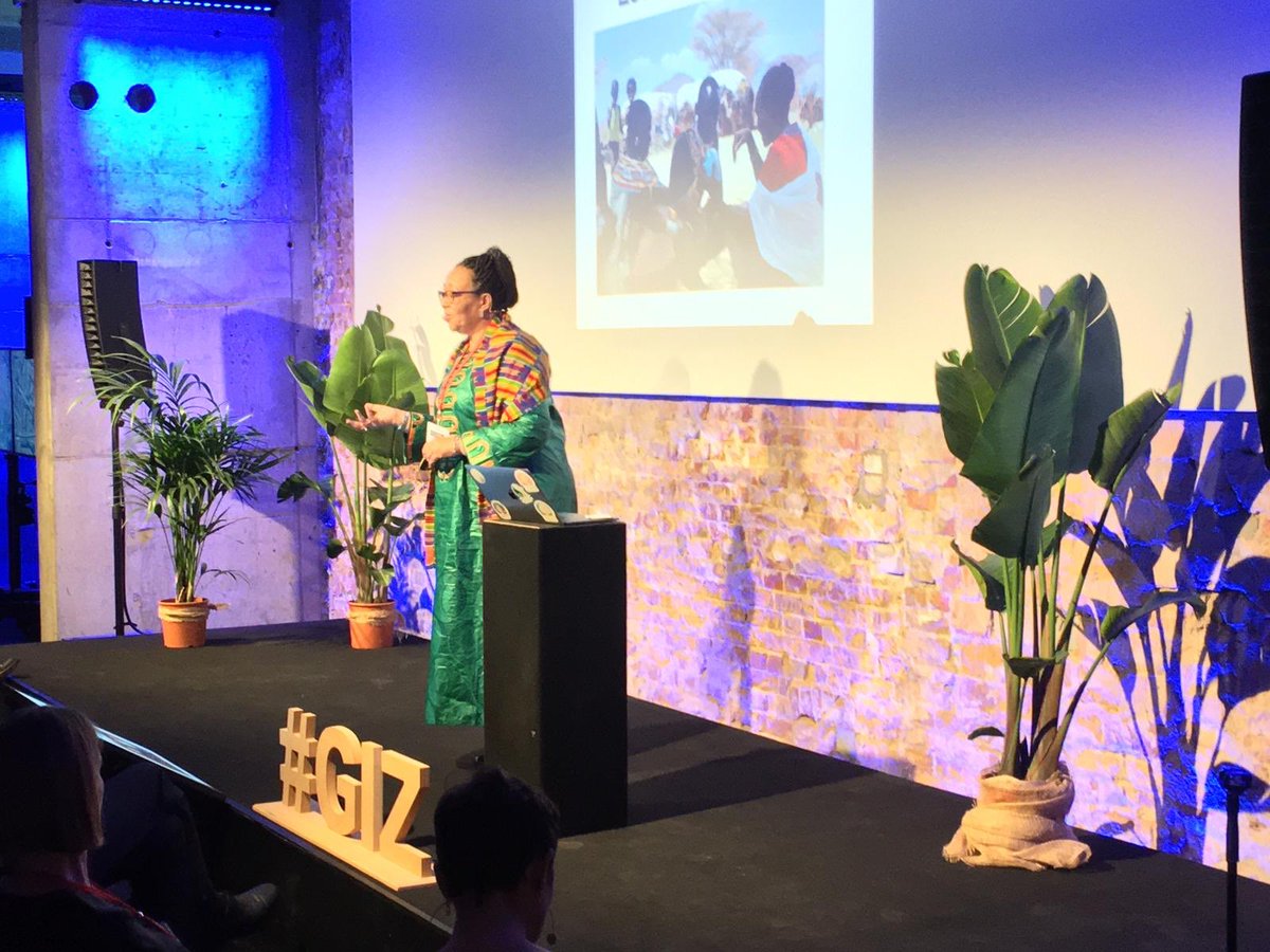 GIZtechDetector's tweet image. Inspiring talk by #dorothygordon! What are your thoughts on #tech4development? Let us know!