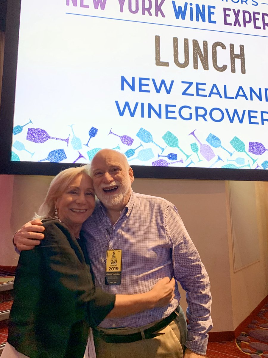 A big hug to Harvey Steiman <a href="/harveywine/">Harvey Steiman</a> who, according to Marvin Shanken, will get the next cover of <a href="/WineSpectator/">Wine Spectator</a> for his great career with WS! Congratulations my good friend!
#NYWE2019 #NewYork @AllegriniGroup