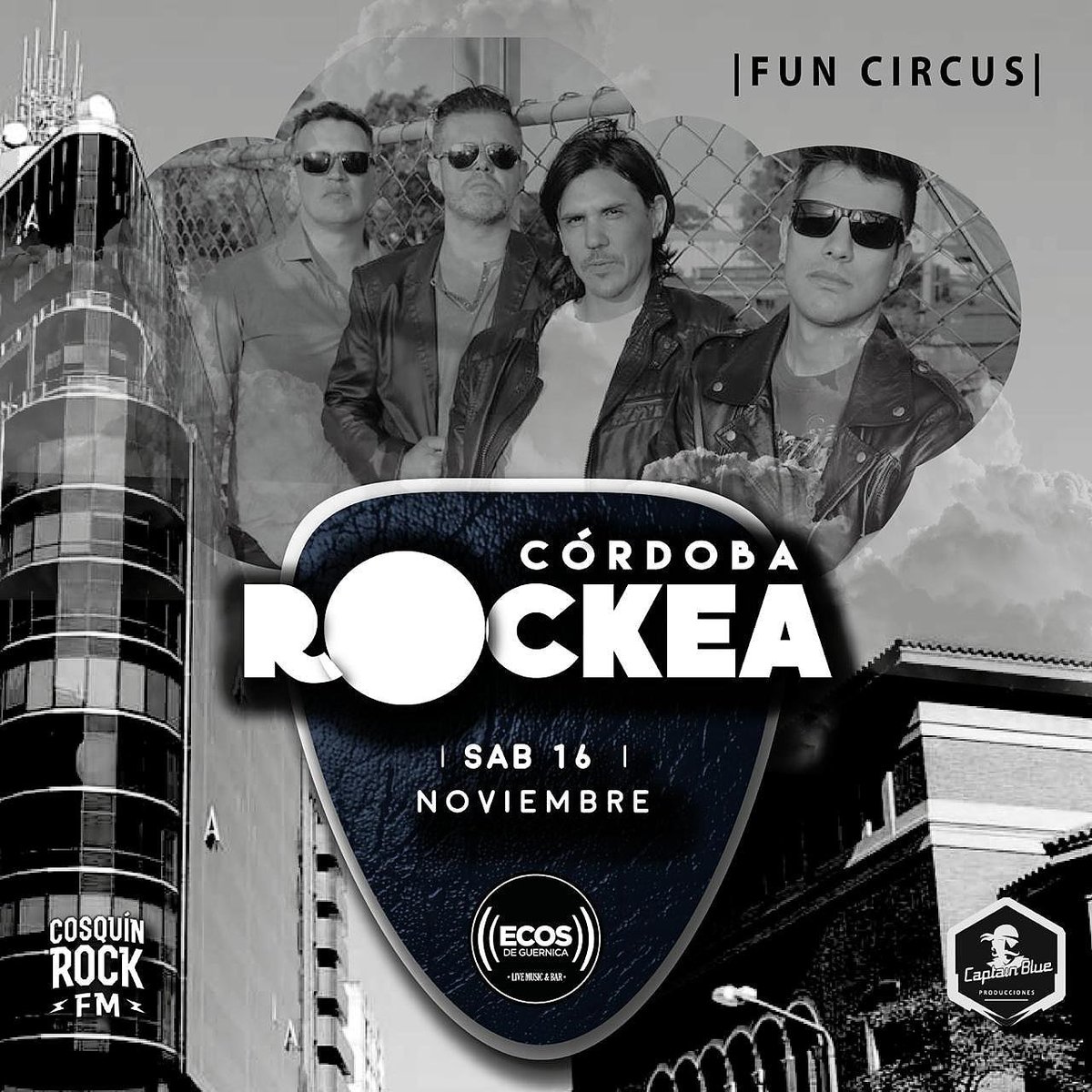 funcircus_rock's tweet image. Sábado 16/11 te esperamos en el último @cordoba_rockea del año !
👉Con los @funcircus estaremos presentando video y nuestro último material discográfico EL CENTRO DEL VÉRTIGO  !!
👉 Tenemos entradas !! No se duerman que vuelan !! 
#cordobarockea 
#captainblueproducciones