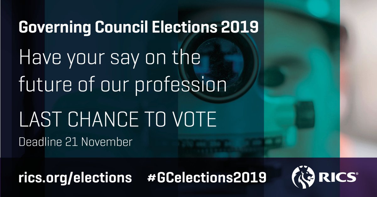 RICSnews's tweet image. VOTING CLOSES TODAY
Don't miss out - have your say on the future of our profession 

Vote at ow.ly/odOt50wRhfx