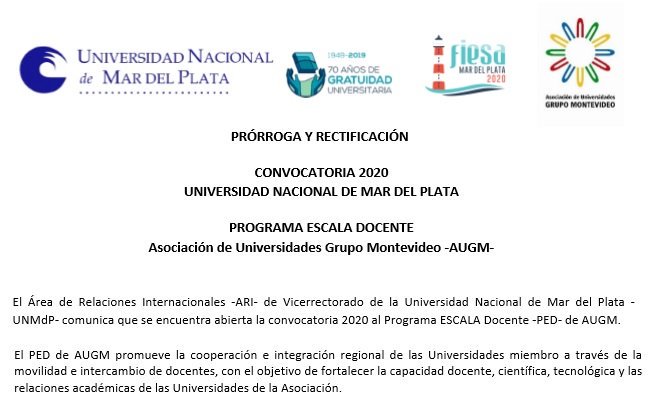 Relaciones Internacionales UNMdP (@relacintunmdp) on Twitter photo Prórroga y rectificación Convocatoria Programa Escala Docente 2020. Vence: 08/11/19, 12:00 hs.
cort.as/-SuBO
<a href="/AntenucciDaniel/">Daniel Antenucci</a> <a href="/academicaunmdp/">Info de la Secretaría Académica - UNMDP</a> <a href="/SeccienUNMdP/">Secretaría de Ciencia y Tecnología, UNMdP</a> <a href="/FI_UNMDP/">Facultad de Ingeniería - UNMDP</a> <a href="/unmdp/">Universidad Nacional de Mar del Plata</a> <a href="/notisaludunmdp/">Facultad de Cs. de la Salud y Trabajo Social UNMdP</a> <a href="/faudmdp/">FAUD unmdp</a> <a href="/fcabalcarce/">FCABalcarce - UNMDP</a> <a href="/fceys/">FCEyS</a> <a href="/F/">Fred Oliveira 🧠</a> Prórroga y rectificación Convocatoria Programa Escala Docente 2020. Vence: 08/11/19, 12:00 hs.
cort.as/-SuBO
<a href="/AntenucciDaniel/">Daniel Antenucci</a> <a href="/academicaunmdp/">Info de la Secretaría Académica - UNMDP</a> <a href="/SeccienUNMdP/">Secretaría de Ciencia y Tecnología, UNMdP</a> <a href="/FI_UNMDP/">Facultad de Ingeniería - UNMDP</a> <a href="/unmdp/">Universidad Nacional de Mar del Plata</a> <a href="/notisaludunmdp/">Facultad de Cs. de la Salud y Trabajo Social UNMdP</a> <a href="/faudmdp/">FAUD unmdp</a> <a href="/fcabalcarce/">FCABalcarce - UNMDP</a> <a href="/fceys/">FCEyS</a> <a href="/F/">Fred Oliveira 🧠</a>