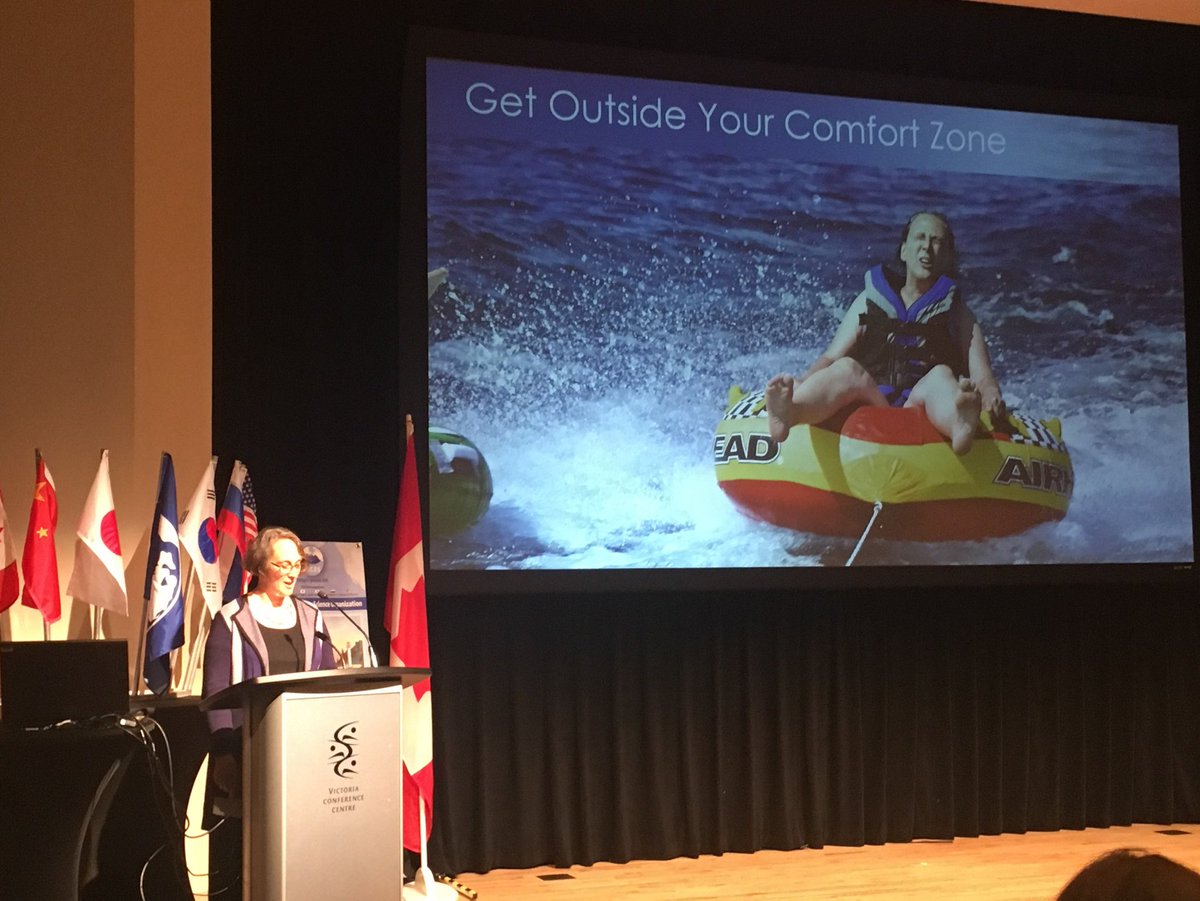 JacquelynneKing's tweet photo. Connecting with people at #PICES2019  Science matters more when people learn about it.  Get outside your comfort zone and make connections for #oceanconservation https://t.co/L3g82Phy3S