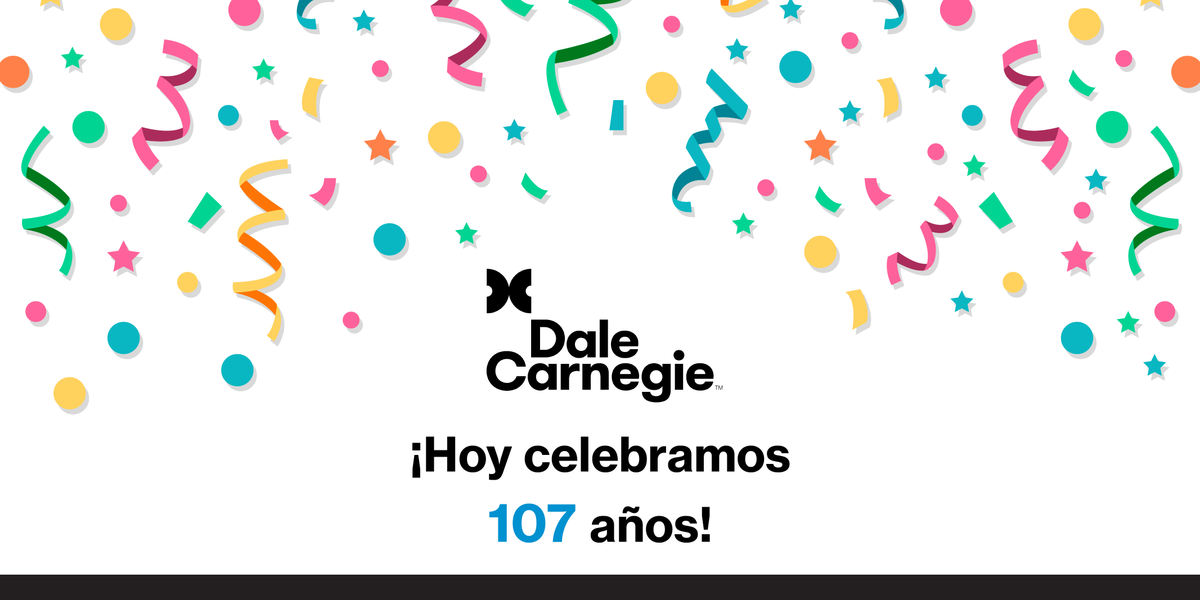 DaleCarnegieNI's tweet photo. ¡Orgullosos de celebrar a nivel mundial 107 años de Dale Carnegie!
#DaleCarnegieGlobal #DaleCarnegieGiving #DaleCarnegieNi #OneCarnegie https://t.co/Ket6BqRTGF