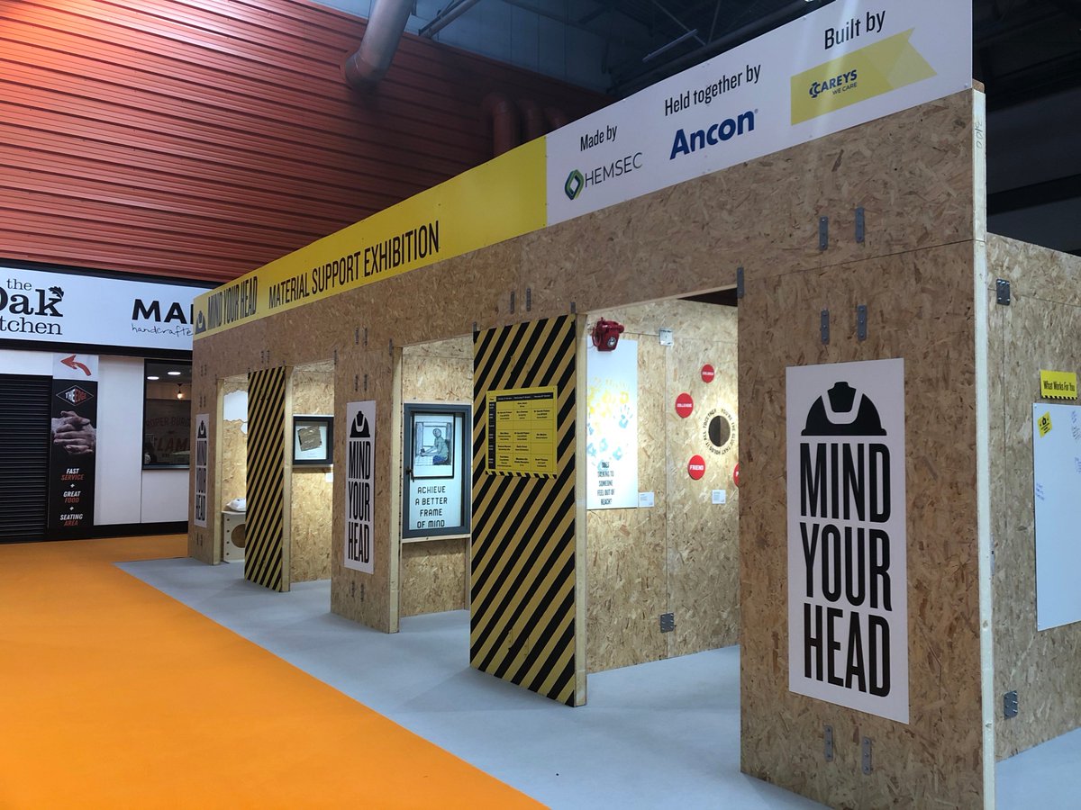 Supporting the <a href="/MindYourHead_UK/">MIND YOUR HEAD</a>  campaign was a great opportunity to shed light on the poor #mentalhealth in the #construction industry. With 1419 suicides in just 5 years, the problem is huge but things are thankfully changing. Read more in our blog. bit.ly/2MyKVFi