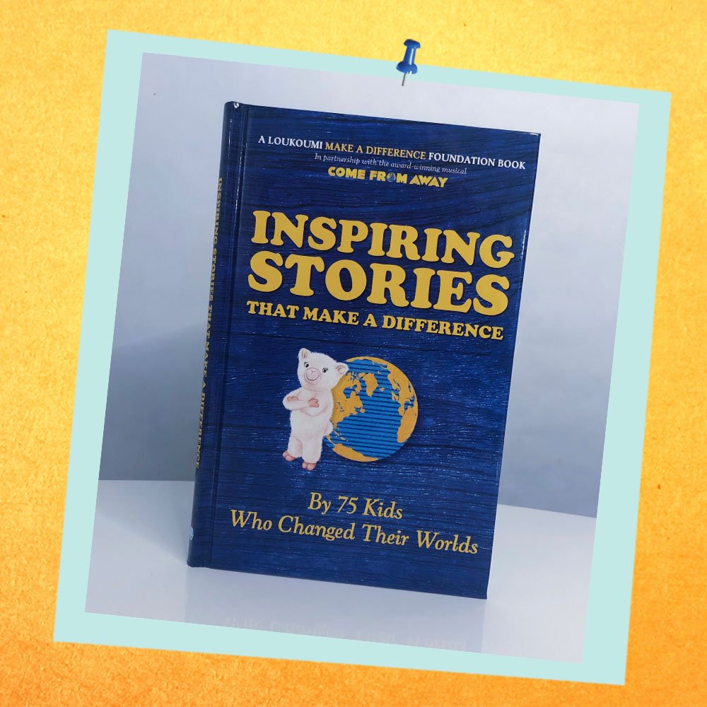 A photo of the book cover- "Inspiring Stories That Make A Difference"