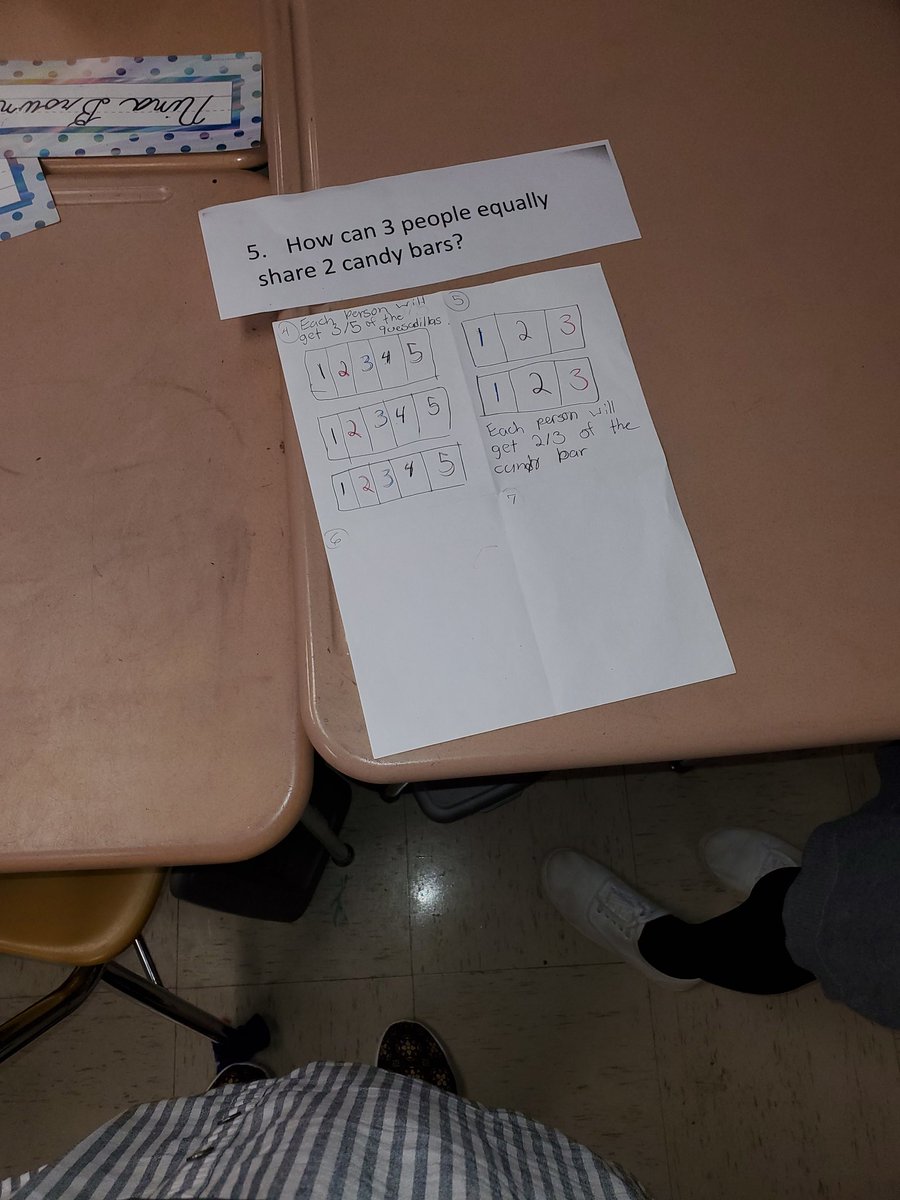SWilliams5th's tweet photo. #Fractions related to #DIVISIONS2019 in #5thgrade @MorgantonRoadES https://t.co/5V6i8NqlIP