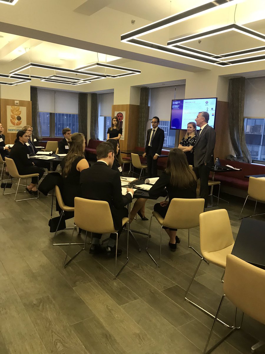 #GUNYCTREK19 <a href="/Gonzaga_CPD/">Gonzaga Career & Professional Development</a> Day 2: Learning about working at SocGen analysts, leaders and HR professionals.
