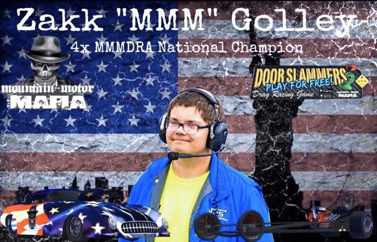 mtnmtrmafia's tweet photo. The MMMDRA race director and 4X National Champion, @zakk_1243 💪 Congratulations! #nextgendragracers #doorslammers2 #mountainmotormafia #dragracing #nhra #ihra #pdra #dragracinglife https://t.co/qy5rRUhfnl