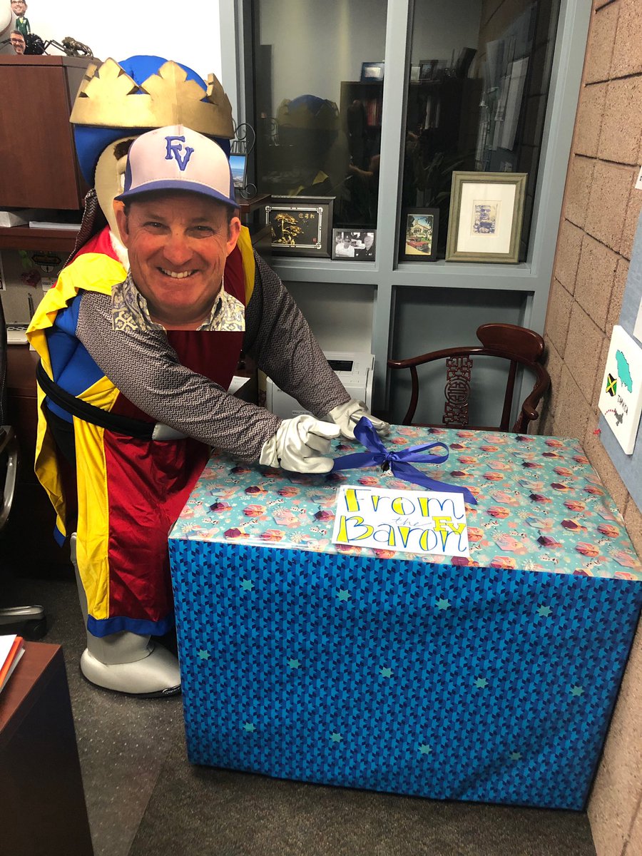FVHS Activities (@fvhsactivities) on Twitter photo Can you BELL-ive it? The busy Baron (or is it Mr. Skolnick) has been delivering gifts. Way to show that B4L spirit. I wonder who the lucky recipient is??? <a href="/fvasb/">FVHS ASB</a> <a href="/Jennifer091941/">Jennifer Graves</a> <a href="/DrMorganSmith/">Dr Morgan Smith</a> <a href="/perryjameslusc/">Huntington Beach UHSD Athletics - James Perry</a> <a href="/HBUHSD/">Huntington Beach Union High School District</a> <a href="/FVHS_Athletics/">FVHS Athletics</a> Can you BELL-ive it? The busy Baron (or is it Mr. Skolnick) has been delivering gifts. Way to show that B4L spirit. I wonder who the lucky recipient is??? <a href="/fvasb/">FVHS ASB</a> <a href="/Jennifer091941/">Jennifer Graves</a> <a href="/DrMorganSmith/">Dr Morgan Smith</a> <a href="/perryjameslusc/">Huntington Beach UHSD Athletics - James Perry</a> <a href="/HBUHSD/">Huntington Beach Union High School District</a> <a href="/FVHS_Athletics/">FVHS Athletics</a>