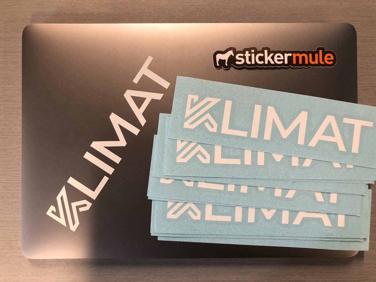 KlimatApp's tweet photo. #gotstickers? Thanks to @stickermule Klimat does!
#getoutside #marketing #brandname #brand https://t.co/SB2pBR1rdu