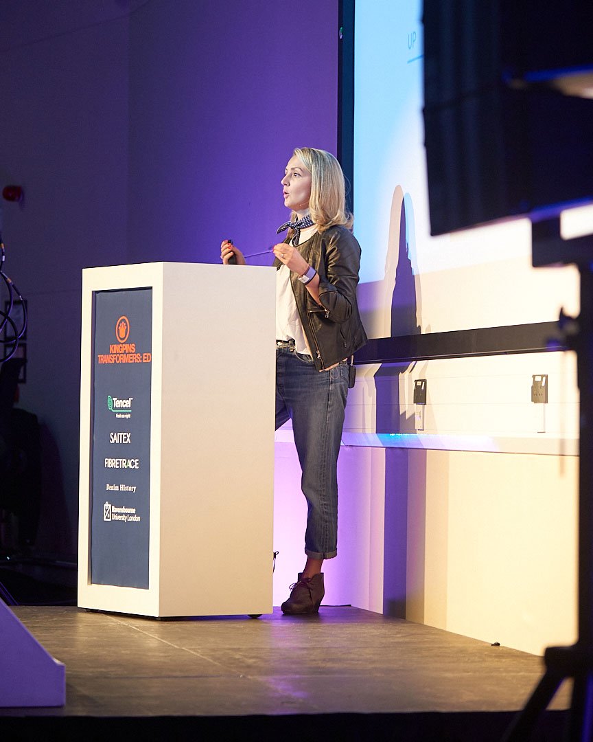 RavensbourneUK's tweet photo. Last week we were proud hosts of @Kingpins_Show #TransformersED, with industry experts and #fashion students coming together to explore the production of #denim and how the process can be made more transparent and sustainable. Find out more here: https://t.co/BzO1FXW7Og👖 https://t.co/unU6qzNmBn