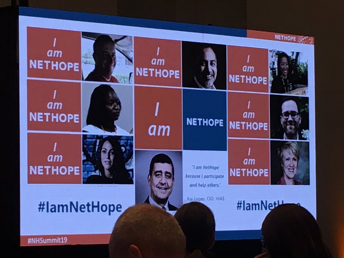 therealhsk1's tweet photo. I spy @DebraMJacobs as part of the #IAMNetHope series @NetHope_org #NHSummit19 https://t.co/LjCUSSAWyA