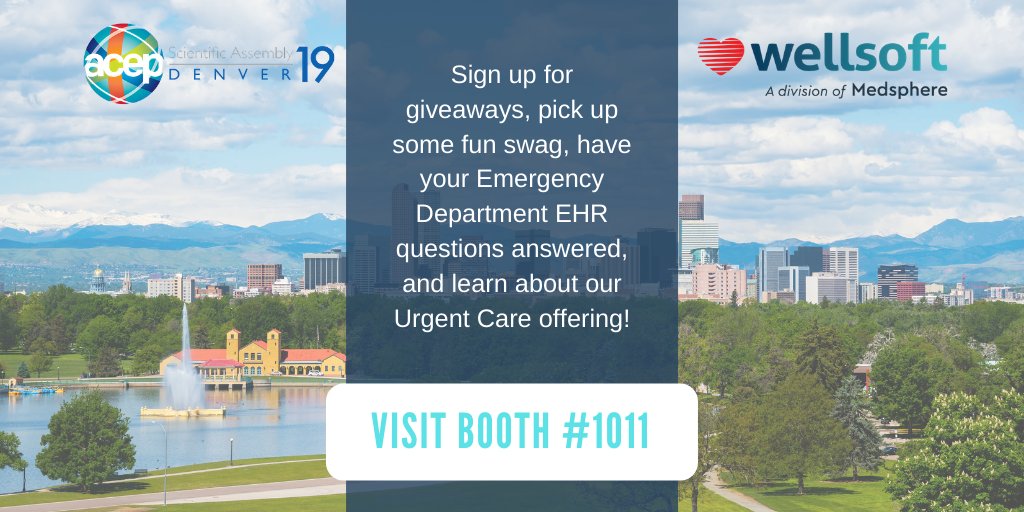 wellsoft_edis's tweet photo. Only a few days away...Check out our Insiders Guide to #ACEP19. https://t.co/cALsVGjsQp https://t.co/Jkhn1jXVOV
