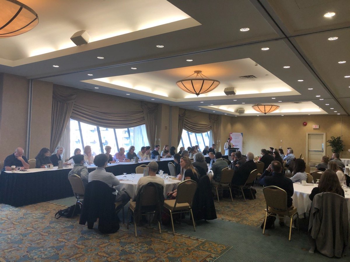 Screen_NS's tweet photo. Today, over 200 pitch meetings will take place between #NovaScotia film + TV producers and 🇺🇸🇨🇦 broadcasters, distributors, and studio executives. This is Day Three of the Nova Scotia Content Market! Thank you to our sponsors: @nationalbank and @CMF_FMC #nsfilmjobs https://t.co/iX1Rdmtp0i