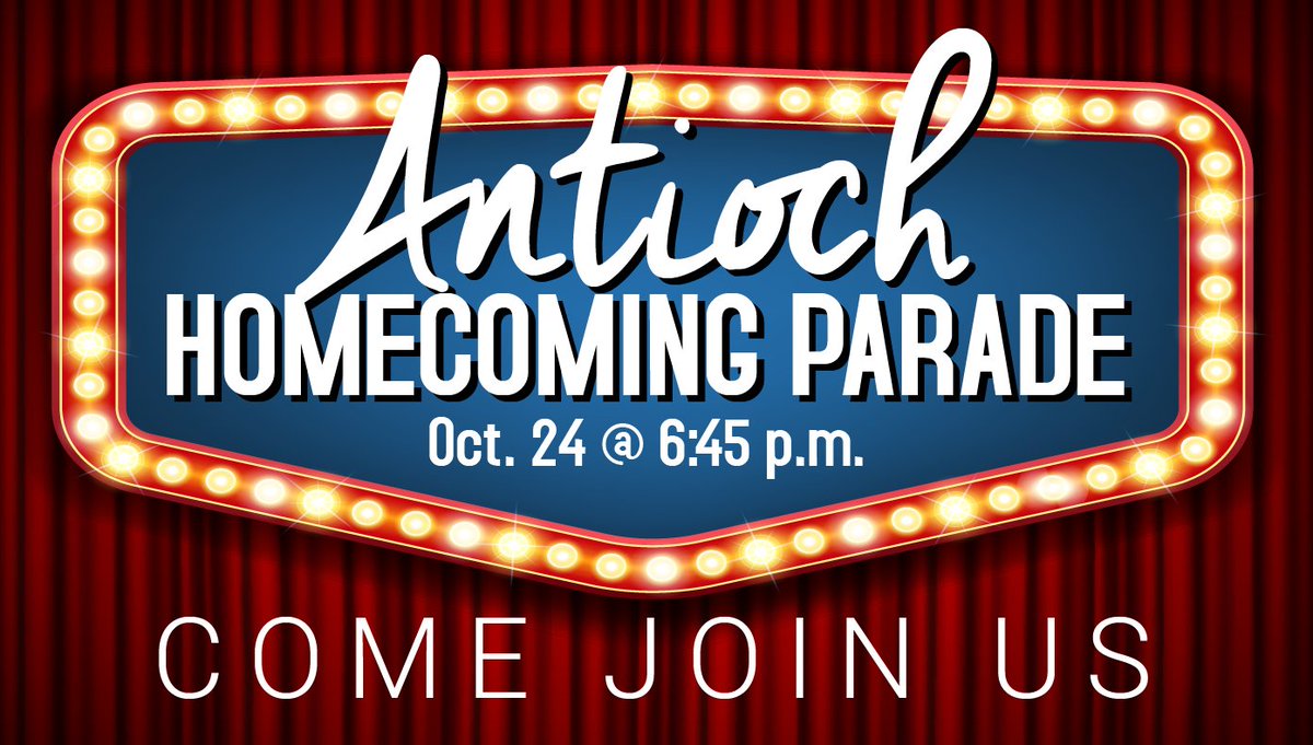 Sign up to join us in the parade on Thursday! We'll have foam glowsitcks and candy! buff.ly/32nr15B