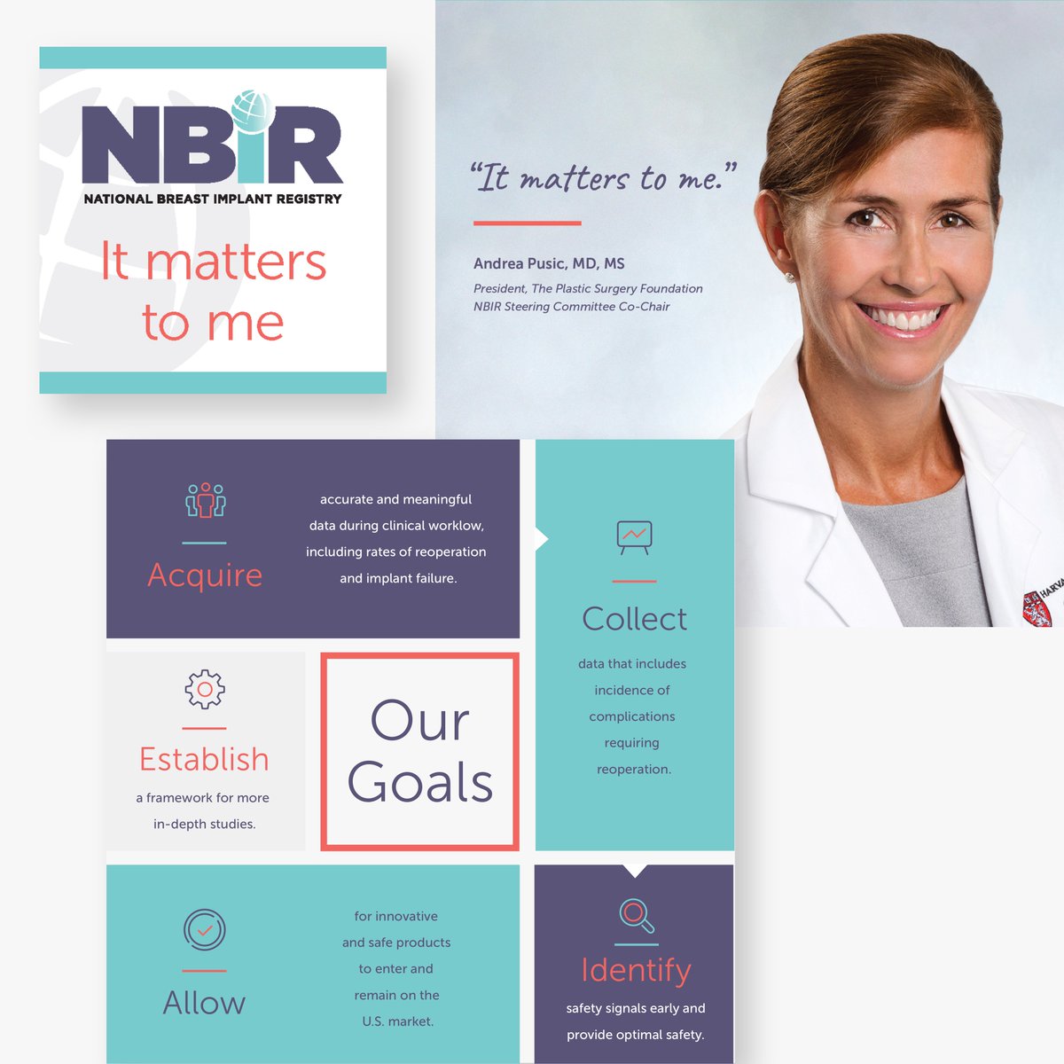 ZellerCreative's tweet image. Zeller Marketing &amp;amp; Design developed a complete brand marketing toolkit for the National Breast Implant Registry,  including graphic standards, logo, print, email, digital, social and more. #marketingprogram