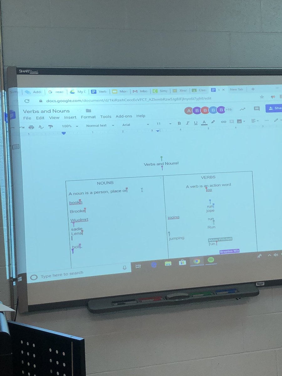 MissEatonSES's tweet photo. First time trying to work on a google doc all together. Talk about a fun time in second grade!! https://t.co/bFCQhamKIO