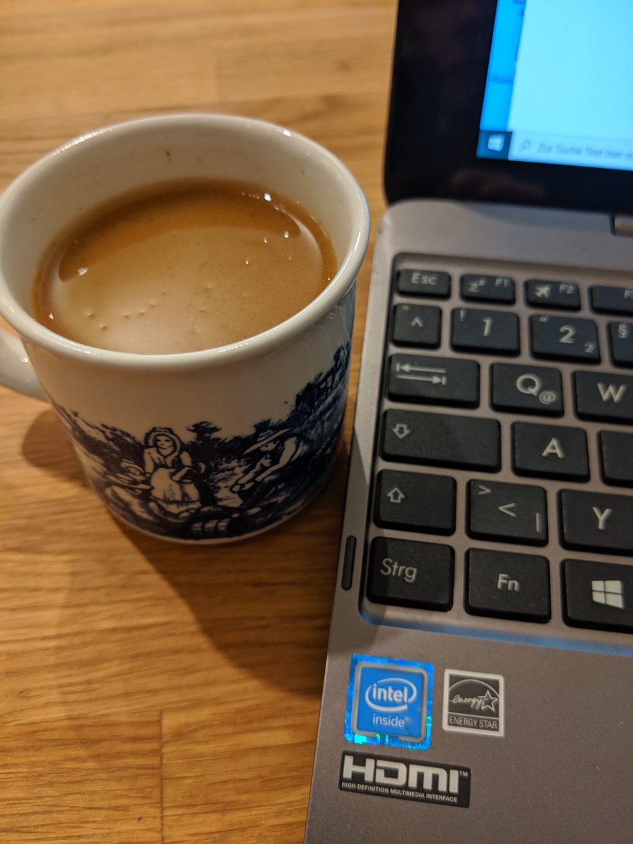 ElleganciaC's tweet photo. Dรญa complicado, me han cambiado el portรกtil por un ๐ Asรญ no se puede trabajar, asรญ que mejor me tomo un #coffee que para eso soy una #CoffeeLover no? ๐ฉโ๐ป Today I'm working with laptop that's just as fast as a ๐ #techygirl @TechYESCity @AgileAlliance https://t.co/9fIXbLPqd8