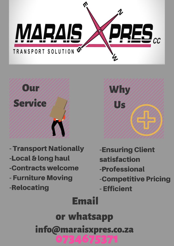 maraisxpres's tweet photo. Our service has been around for over a decade &amp; we want to thank you all, this is maybe just a reminder that we are here to provide a service to you 

#Courier #Freight #Logistics #Business #Quality #Service #CostEffective https://t.co/tSOY0MXjn1