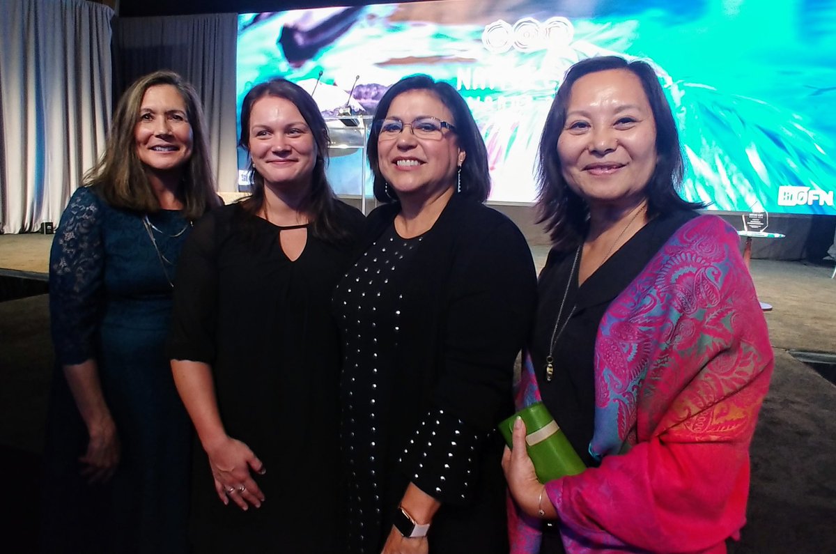 accompanycap's tweet image. Reflecting on the beautiful, powerful and inspiring comments from the honorees of the 2019 #NativeCDFIAwards! Great food too! Thank you @Oweesta @shanejett @LCDF &amp;amp; 4 Directions Dev. Corp &amp;amp; @WellsFargo #OFNConf #LendingWhereItCounts