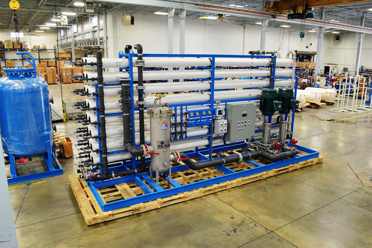MarloInc's tweet image. 🎃 This Week at Marlo Incorporated 🎃 
SCARY big Reverse Osmosis (RO) Skid for a power generation facility. Two -Train design for a total production rate of 500-GPM with both trains in operation. Learn More: marlo-inc.com/item/500-gpm-t…
