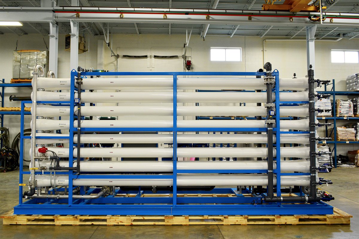 MarloInc's tweet image. 🎃 This Week at Marlo Incorporated 🎃 
SCARY big Reverse Osmosis (RO) Skid for a power generation facility. Two -Train design for a total production rate of 500-GPM with both trains in operation. Learn More: marlo-inc.com/item/500-gpm-t…