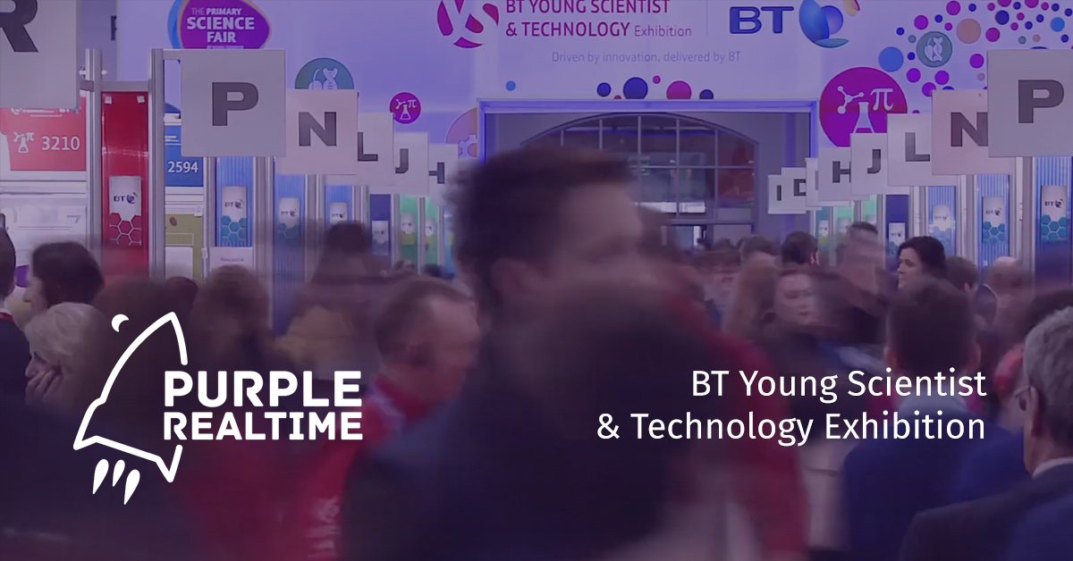 purplerealtime's tweet photo. Bringing Augmented Reality to BT Young Scientist 2019.

At BT Young Scientist 2019 in Dublin, Cisco needed to add something fun and different to their stand to help them draw in attendees and make them stand out from the rest of the exhibitors. https://t.co/OEcvPejq3Y