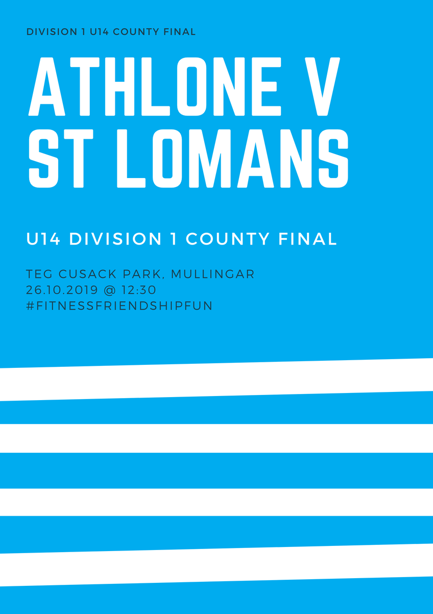 AthloneGAA's tweet photo. See you all in Mullingar...
#anotherposter 🙂
#fitnessfriendshipfun https://t.co/0NWXcNBGOa