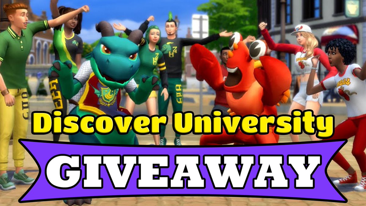 simarchy's tweet photo. I'll be giving away a copy of The Sims 4 Discover University shortly after release! Enter to win:
✅Follow me at https://t.co/TjKmGywOqA
✅Retweet this post
✅Comment with "Enroll Me!" https://t.co/rABuETwcxa