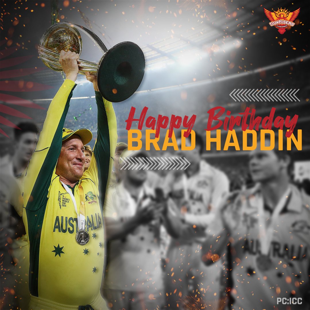 Happy Birthday to our assistant coach and World Cup winner, Brad Haddin!    