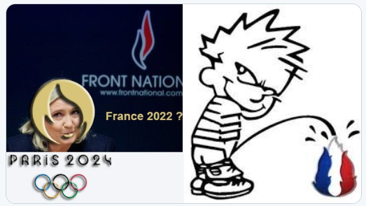 HMHOF75's tweet photo. @Paris2024 Je vois le FN ! https://t.co/V5bFPl7Jo5